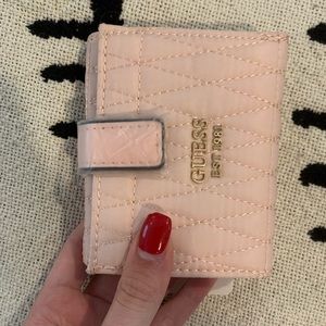the cutest pink Guess wallet, new w tags!